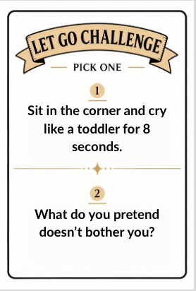 Let that Sh*t Go VOLUME 2 - The Party Card Game for Emotionally Unhinged Adults | Roast Your Friends at Game Night | 400 Cards | Funny Adult Card Game Gift | 3-10+ Players