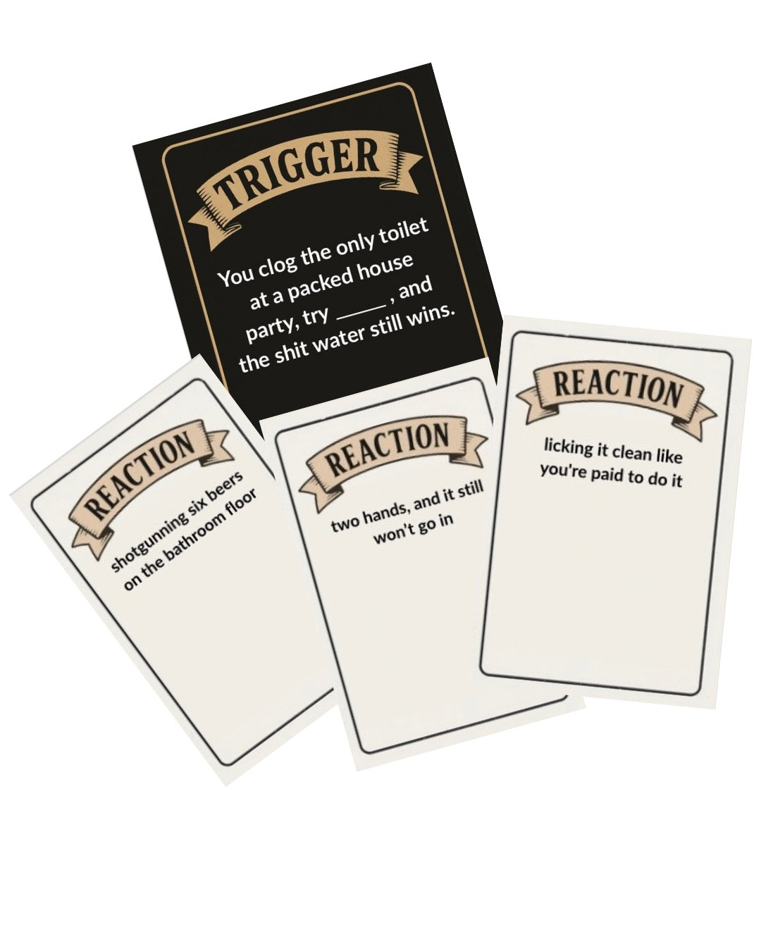 Let that Sh*t Go VOLUME 2 - The Party Card Game for Emotionally Unhinged Adults | Roast Your Friends at Game Night | 400 Cards | Funny Adult Card Game Gift | 3-10+ Players