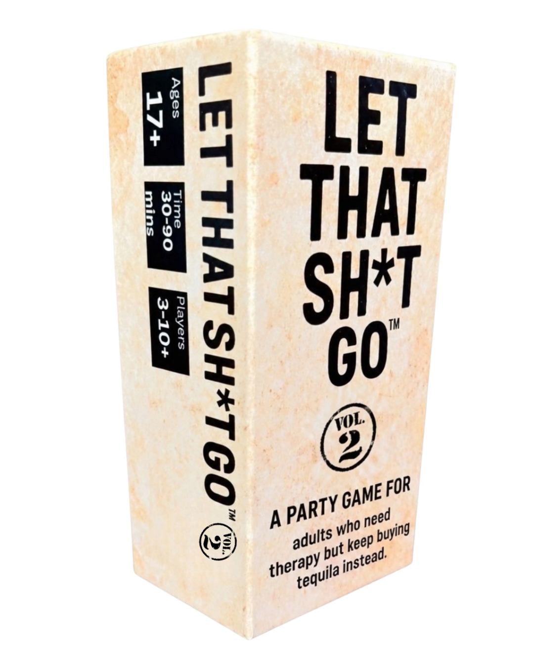 Let that Sh*t Go VOLUME 2 - The Party Card Game for Emotionally Unhinged Adults | Roast Your Friends at Game Night | 400 Cards | Funny Adult Card Game Gift | 3-10+ Players