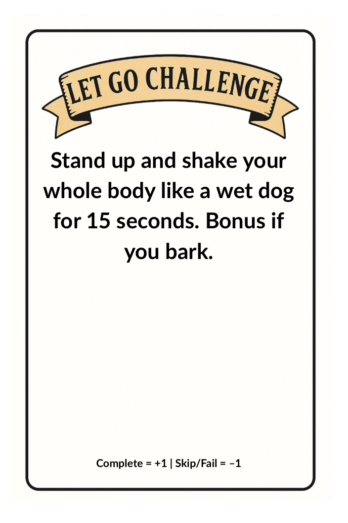 Let That Sh*t Go – The Party Game for Emotionally Unhinged Adults